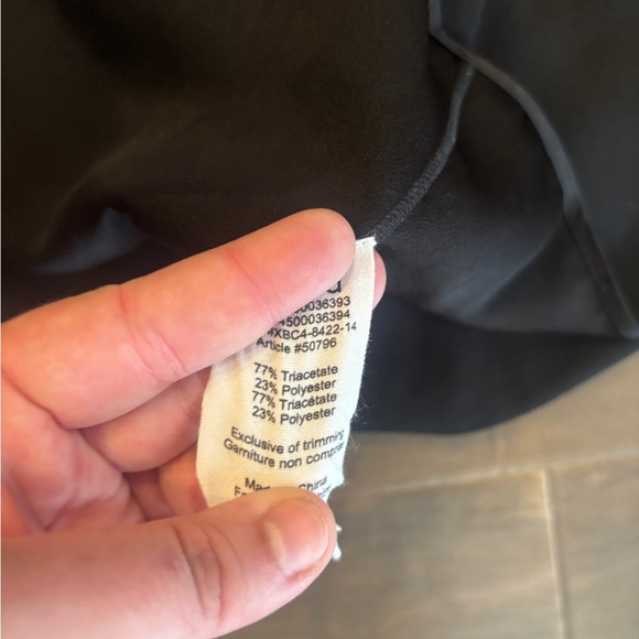 Aritzia Wilfred Black Embroidered Dress - Picture 5 of 6